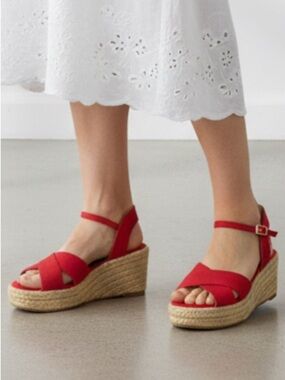 Talbots RED Strappy Sandals